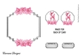 Matching insert for the design sheet - Pink Christmas