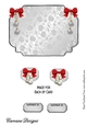 Matching insert sheet for the design sheet - Art Deco Merry Christmas