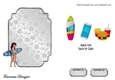 Matching insert for the design sheet - Beach Belle