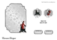 Matching insert for the design sheet - Lady in New York