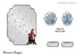 Matching insert for the design sheet - Lady in Paris