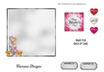 Matching blank insert for the design sheet - Valentine Bunnies