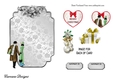 Matching blank insert for the design sheet - Welcome Home for Christmas
