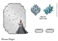 Matching blank insert for the design sheet - Christmas Princess