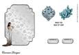 Matching blank insert for the design sheet - Elegant Christmas