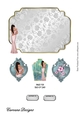 Matching blank insert for the design sheet - Deco Beauty Lily of the Valley