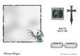 Matching insert for the design sheet - The Sentinal