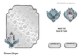 Matching blank insert for the design sheet - Mystical Christmas 1