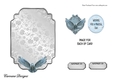 Matching blank insert for the design sheet - Mystical Christmas 5