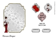 Matching insert sheet for the design sheet - Art Deco Christmas 2
