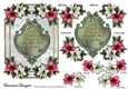 The Joy of Christmas - 5x7 inch topper with decoupage