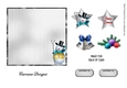 Matching blank insert for the design sheet - Snow Christmas 1