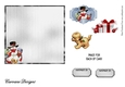Matching blank insert for the design sheet - Snow Christmas 4