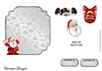 Matching insert for the design sheet - Snow Christmas 9