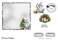 Matching insert for the design sheet - Snow Christmas 12