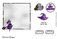 Matching blank insert for the design sheet - Glam Witch