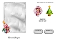 Matching blank insert sheet for the design sheet - Dreaming of Christmas