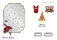 Matching blank insert for the design sheet - A London Christmas,