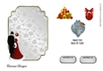 Matching blank insert for the design sheet - Love at Christmas 1