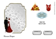 Matching blank insert for the design sheet - Love at Christmas 2