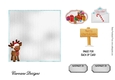 Matching insert for the design sheet - Babys 1st Christmas 1