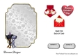 Matching blank insert for the design sheet - Puppy Love