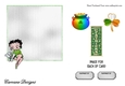 Matching blank insert for the design sheet - Irish Betty