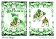 Kiss Me Im Irish 2 - A5 card front with decoupage