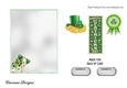 Matching blank insert for the design sheet - Kiss Me Im Irish 2
