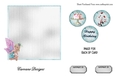 Matching blank insert sheet for the design sheet - Pretty Fairy