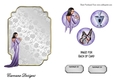 Matching blank insert for the design sheet - Lovely Ladies 1