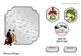 Matching insert for the design sheet - Christmas Shopping 1