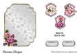 Matching insert for the design sheet - Enchanted Flowers