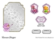 Matching insert for the design sheet - Baby Girl 2