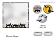 Matching insert for the design sheet - Halloween Cats