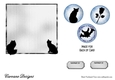 Matching insert sheet for the design sheet - Moonlight Meowting,
