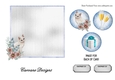 Matching insert sheet for the design sheet - Watercolour Beauty