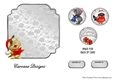 Matching insert sheet for the design sheet - Snow Christmas 14