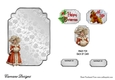 Matching insert sheet for the design sheet - Victorian Christmas