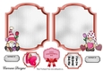 Matching insert sheet for the design sheet - Gnome Valentine 3