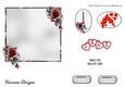 Matching blank insert for the design sheet - Paris Romance