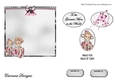 Matching blank insert for the design sheet - My Mommy