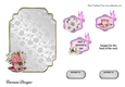 Matching blank insert for the design sheet - Bouquet in a Teacup 2,