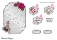 Matching blank insert for the design sheet - Flower Fairy 2,