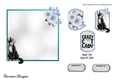 Matching blank insert for the design sheet - Crazy Cat Lady 3