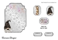 Matching blank insert for the design sheet - Fathers Day Posh Car Gnome