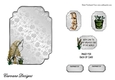 Matching blank insert for the design sheet - Fathers Day Fishing Gnome
