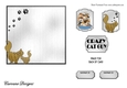 Matching insert for the design sheet - Crazy Cat Guy 3