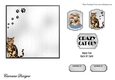 Matching insert for the design sheet - Crazy Cat Guy 4