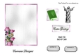 Matching blank insert for the design sheet - Easter Cross 1